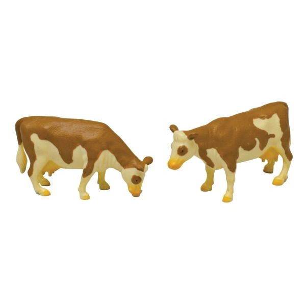 2 gefleckte Kühe