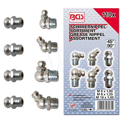 MTD Schmiernippel-Sortiment - 6012-x1-0014-mtd