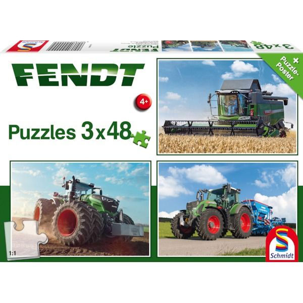 Puzzle Fendt 3x48 Teile