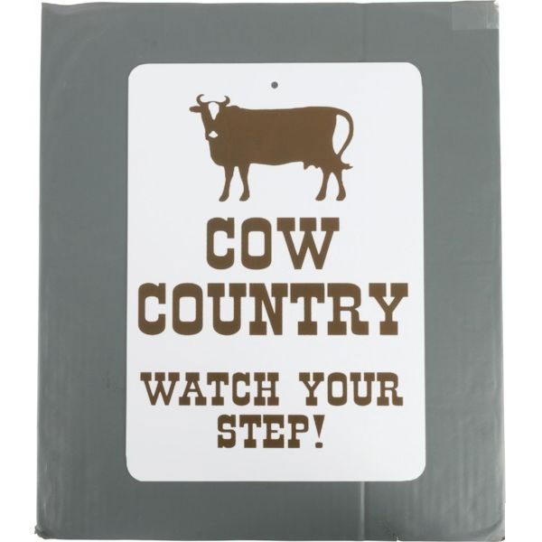 Schild Cow country
