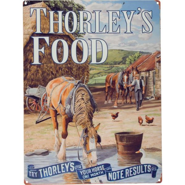 Schild Thorleys Food