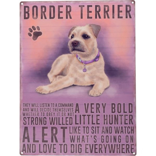 Schild Border Terrier