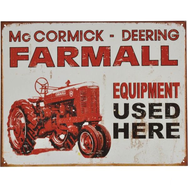 Farmall equipment used here