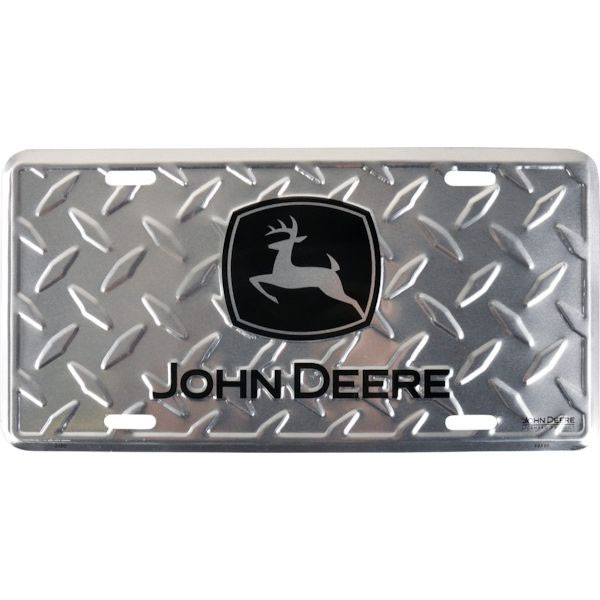 John Deere sw. Logo - silber