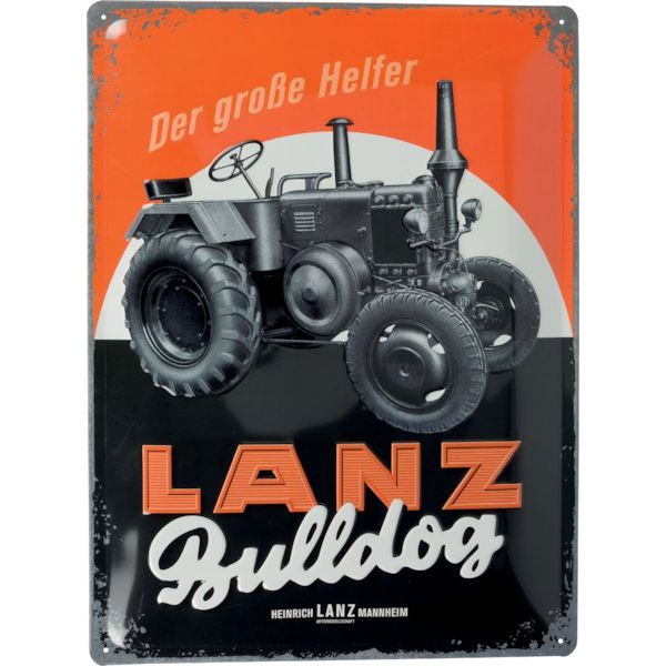 Wandschild Lanz Bulldog
